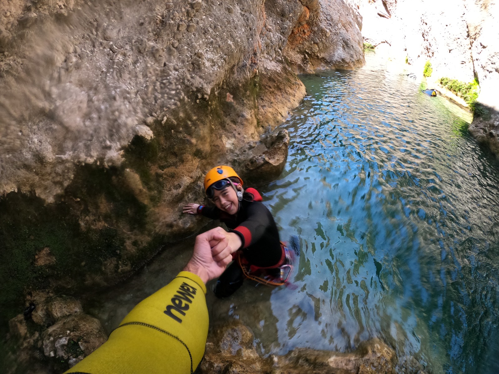 Descenso de Barrancos para niños y niñas